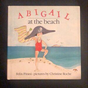 Abigail at the beach - Hardcover Book